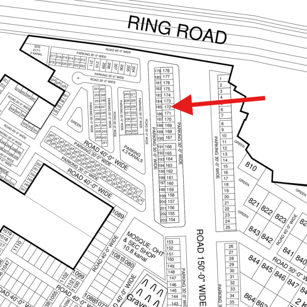 Low Price 8 Marla Commercial Plot Available For Sale In DHA Lahore Phase 5-1
