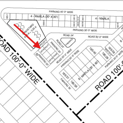 Top Location 4 Marla Commercial Plot Available For Sale In DHA Lahore Phase 6 Main Boulevard