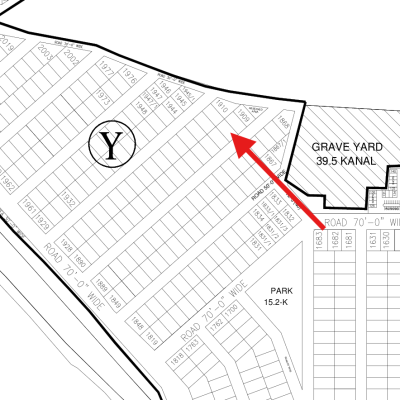Y-1907 Low Price Plot Available For Sale in DHA Lahore Phase 7 Block Y