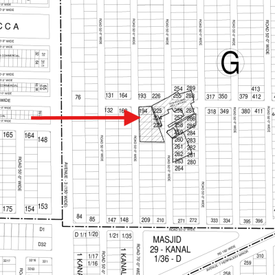 DHA Phase 6 Block G 1 Kanal Plot Available For Sale In DHA Lahore Phase 6 Block G