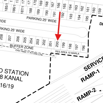 Prime Location 4 Marla Commercial Plot Available For Sale /In DHA Lahore Phase 8 Broadway