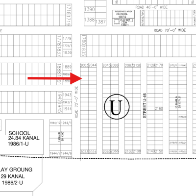 On 100 Feet Road Top Location 10 Marla Plot Is Available For Sale In DHA Lahore Phase 7 Block U