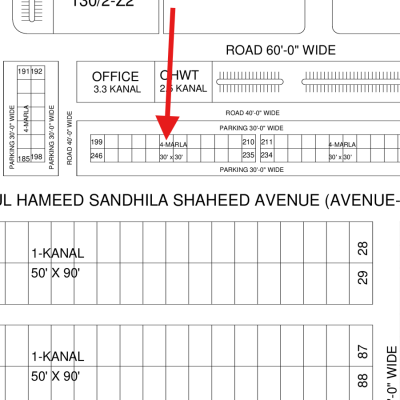 4 Marla Commercial Plot Available For Sale In DHA Lahore Phase 8 Block Z2