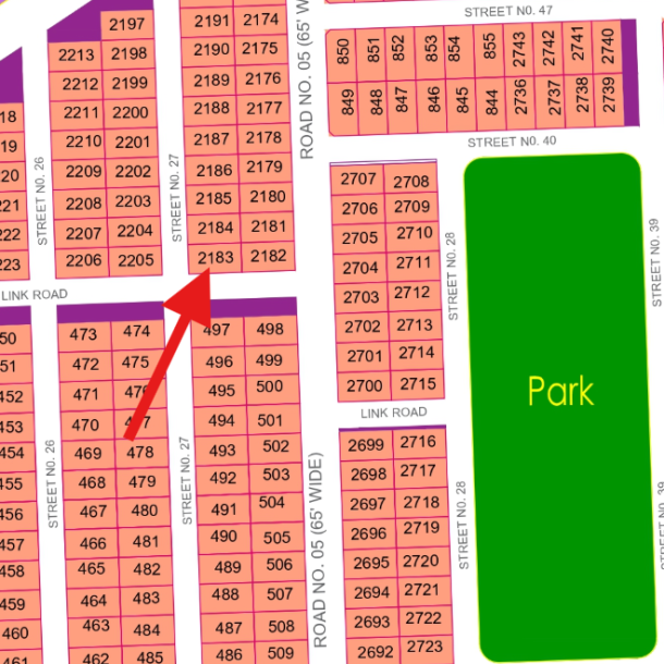 Corner Top Location 1 Kanal Plot For Sale In DHA Multan Sector X-1