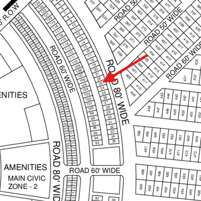 Excellent Location 8 Marla Commercial Plot available For Sale In DHA Lahore Phase 9 Prism