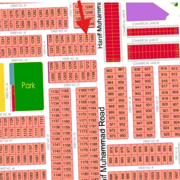 Lowest Cost Prime Location 1 Kanal Plot For Sale In DHA Multan-1