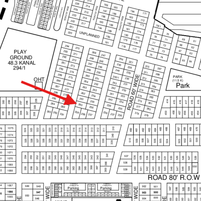 Next To Corner 1 Kanal Plot Available For Sale in DHA Lahore Phase 9 Prism