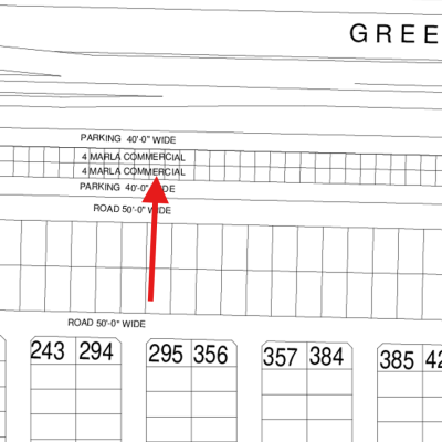 Cheapest Price 4 Marla Commercial Plot Available For Sale In DHA Lahore Phase 6 Main Boulevard