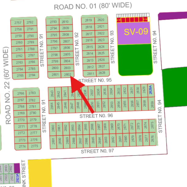 Low Price 8 Marla Plot For Sale In DHA Multan Sector V-1