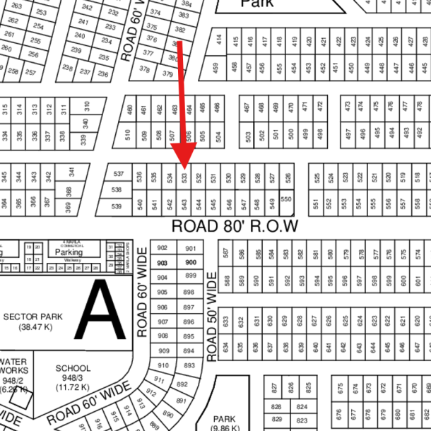 Direct Deal 1 Kanal Prime Location Plot Available For Sale In DHA Lahore Phase 9 Prism Block A-1