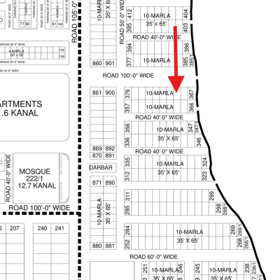 DHA Phase 8 Block Z3 Affordable 10 Marla Plot Available For Sale