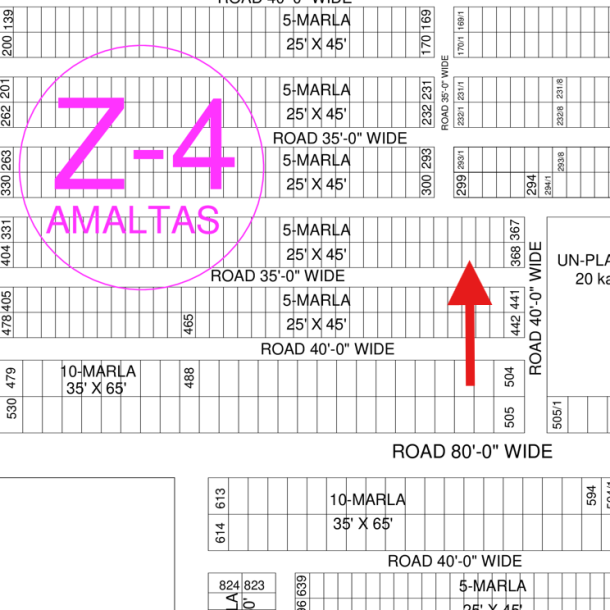 Excellent Location 5 Marla Plot Available For Sale In DHA Lahore Phase 8-1