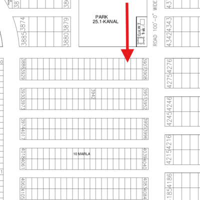 Facing Park 10 Marla Plot Available For Sale In DHA Lahore Phase 7 Block Y