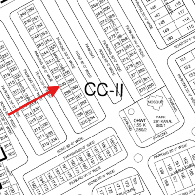 Top Location 4 Marla Commercial Plot Available For Sale In DHA Lahore Phase 6 CCA2