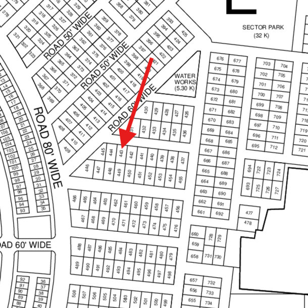 Direct Deal 1 Kanal Plot Is Available For Sale In DHA Lahore Phase 9 Prism-1