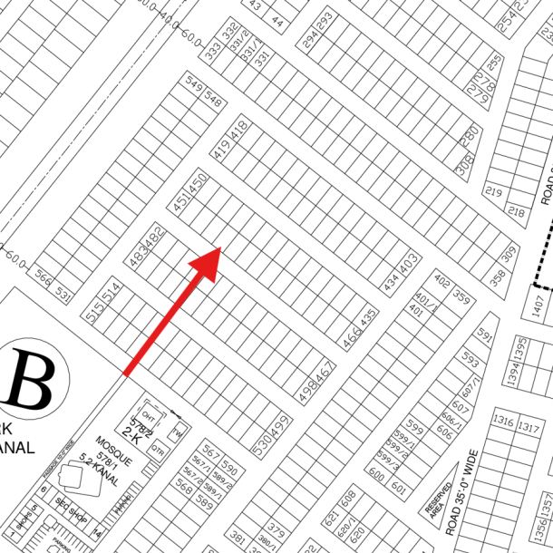 B-455 Excellent Location 5 Marla Plot Available For Sale In DHA Lahore Phase 9 Town-1