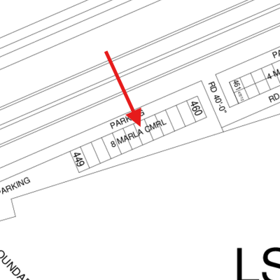 Top Location 8 Marla Commercial Plot Available for Sale In DHA Lahore Phase 6