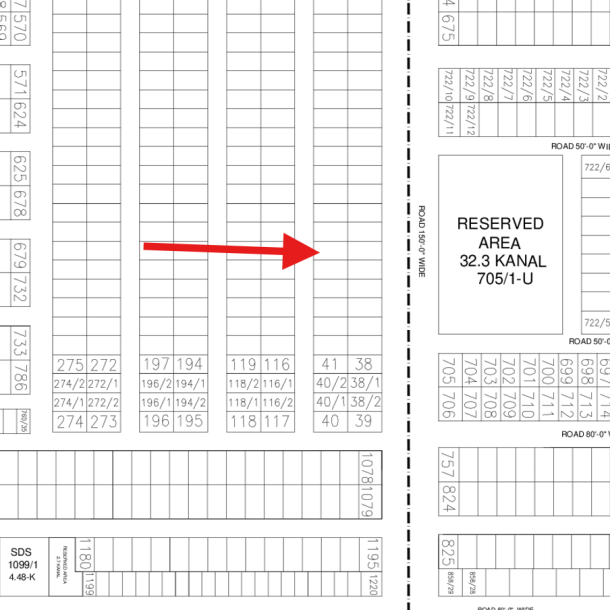 Prime Location 1 Kanal Plot Available For Sale In DHA Lahore Phase 7 Block X-1