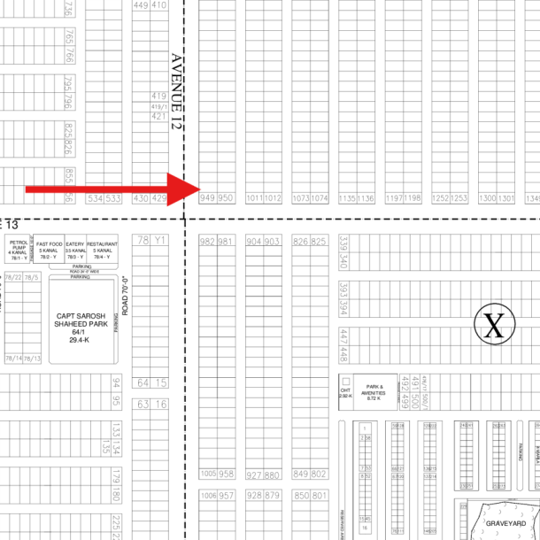 Next To Corner Plot Available For Sale in DHA Lahore Phase 7 Block W-1