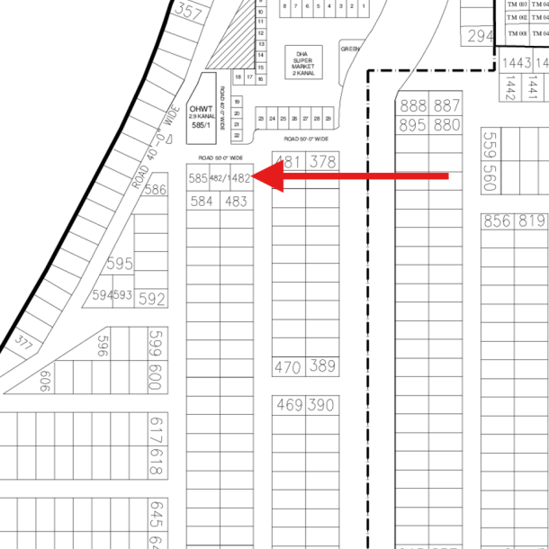 Corner Top Location 1 Kanal Plot Is Available For Sale In DHA Lahore Phase 7-1