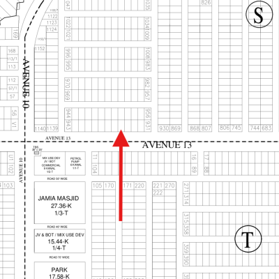 Top Location 1 Kanal Plot Available For Sale In DHA Lahore Phase 7