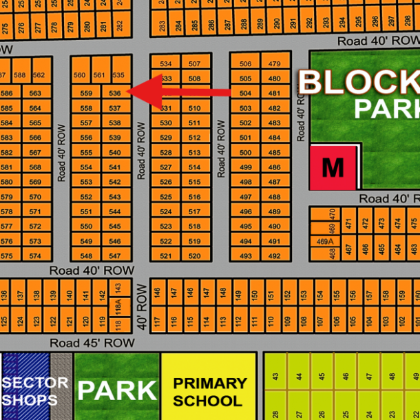 10 Marla Lowest Price Plot For Sale In DHA Gujranwala Phase G1-1