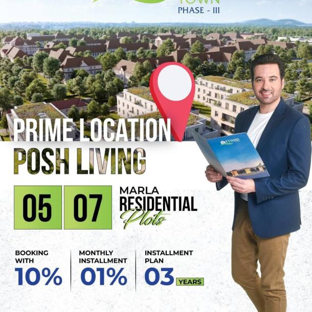 Best Price 40 Marla Plots Available For Sale On Installment Plan In Etihad Town Phase 3-2