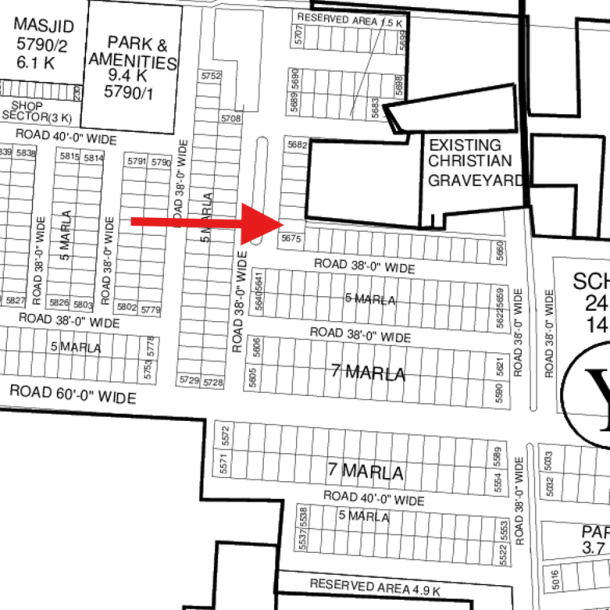Ideal Location 5 Marla Plot Available For Sale In DHA Lahore Phase 7-1