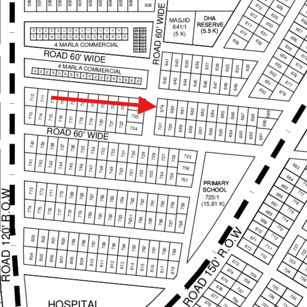 Prime Location Corner 1 Kanal Plot Is Available For Sale In DHA Lahore Phase 9 Prism-1