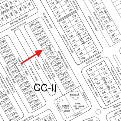 Ideal Location 4 Marla Commercial Plot Available For Sale In DHA Lahore Phase 6