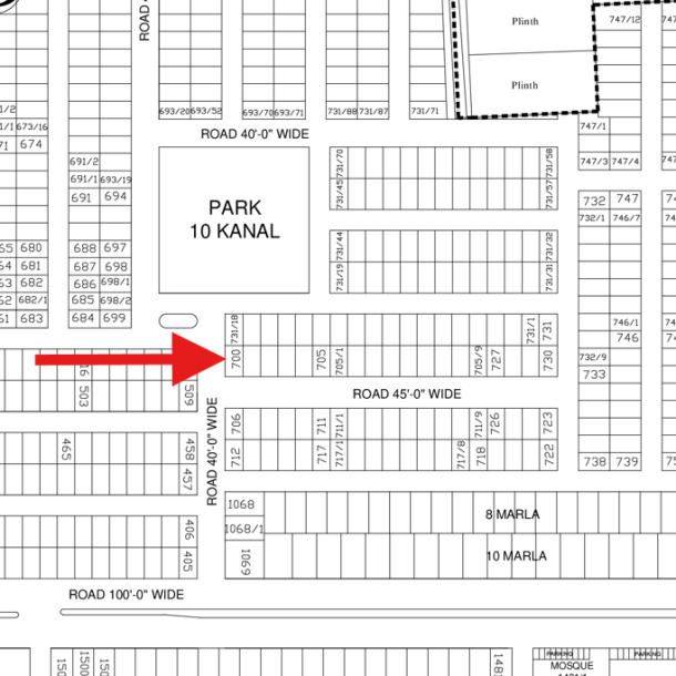 Facing Park 5 Marla Excellent Location Plot Available For Sale In DHA Lahore Phase 9 Town-1