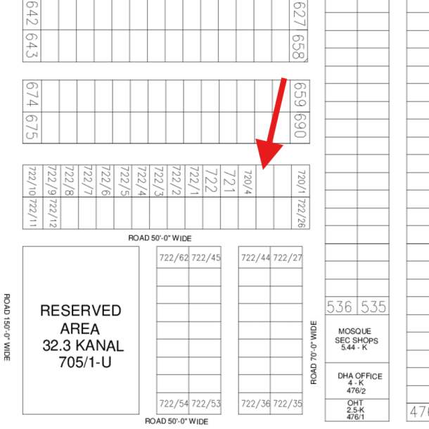 1 Kanal Pair Plots Available For Sale In DHA Lahore Phase 7 Block U-1