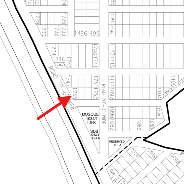 Corner 24 Marla Plot Available For Sale In DHA Lahore Phase 7 Block Z2.-1