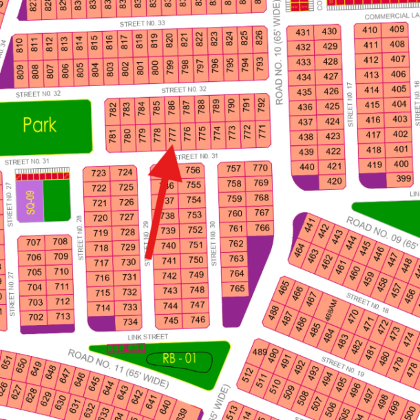 Ideal Location 1 Kanal Plot Available For Sale In DHA Multan Sector Q-1