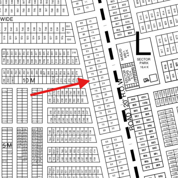Best Price 1 Kanal Plot Available For Sale In DHA Lahore Phase 9 Prism Block K-1