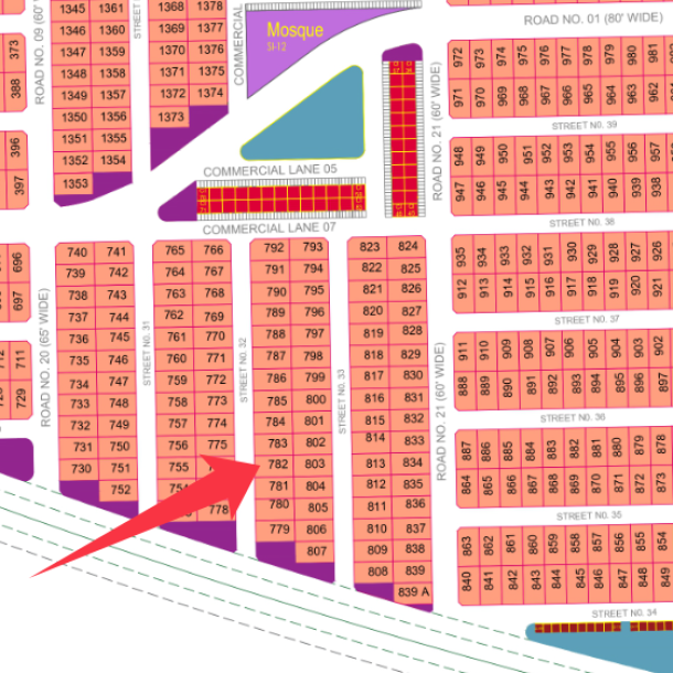 I-782 Prime Location 1 Kanal Plot Available For Sale In DHA Multan-1