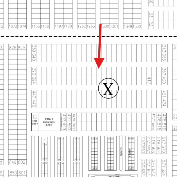 X- 380+381 Cheapest Price 1 Kanal Pairs Plots Available For Sale In DHA Lahore Phase 7-1