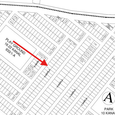 Near To Park Top Location 5 Marla Residential Plot Is Available For Sale In DHA Lahore Phase 9 Town