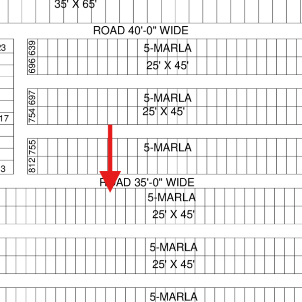 Best Price 5 Marla Plot Available For Sale In DHA Lahore Phase 8-1