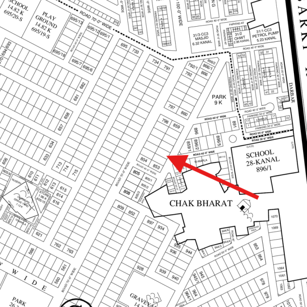 Prime Location 1 Kanal Plot Is Available For Sale In DHA Lahore Phase 8 Block S-1