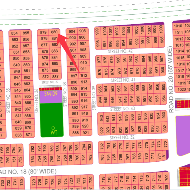 Corner On 150 Feet Wide Road Available For Sale In DHA Multan Phase M-1