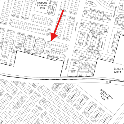 Prime Location 5 Marla Commercial Plot Is Available For Sale In DHA Lahore Phase 9 town