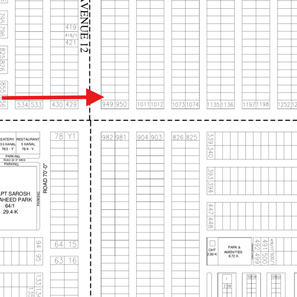 On 150 Feet Road 1 Kanal Plot Available For Sale In DHA Lahore Phase 7-1