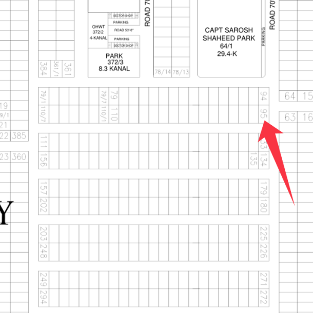 Corner 1 Kanal pairs Plot Available For Sale In DHA Lahore Phase 7-1