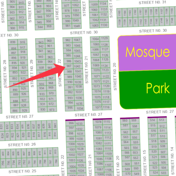Low Price Plot Available For Sale In DHA Multan-1