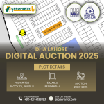 Digital Auction Of 5 Marla Residential Plot Z5-783 In DHA Lahore Phase 8