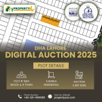 DHA Lahore Digital Auction Of 5 Marla Plot In Phase 9 Town Sector A