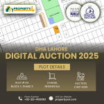 Near To Sports Complex And Park Digital Auction Of 2 Kanal Plot In DHA Lahore Phase 3 Sector Y