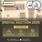 Digital Auction Of 8 Marla Commercial Plot CBW- 78 In Phase 8 Commercial Broadway