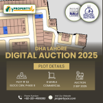 DHA Lahore Digital Auction Of 8 Marla Commercial Plot CBW- 53 In Phase 8 Commercial Broadway